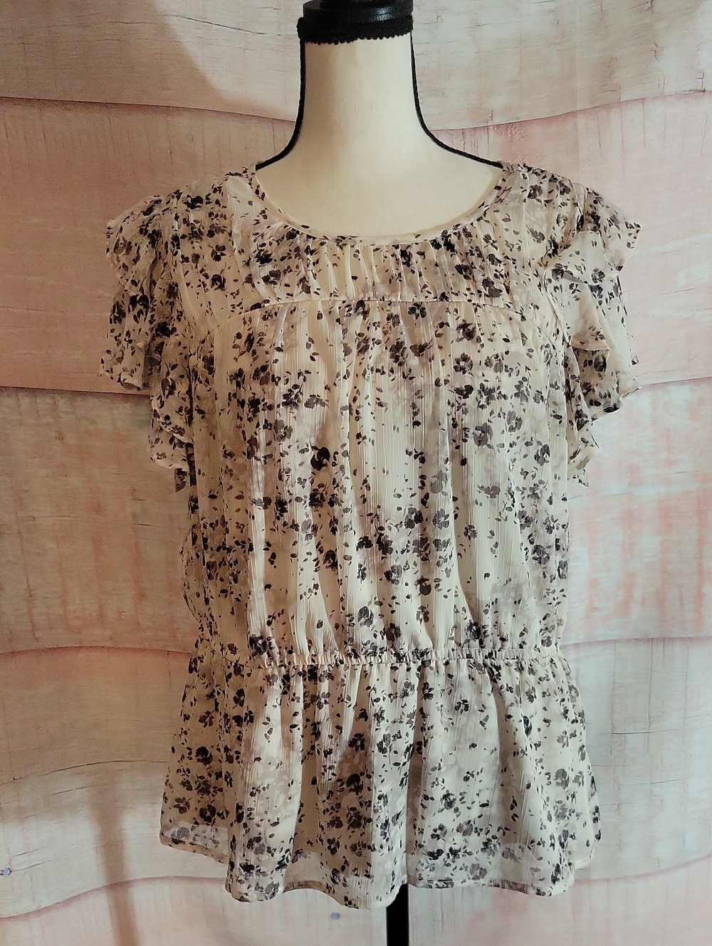 Vera Wang Floral Blouse